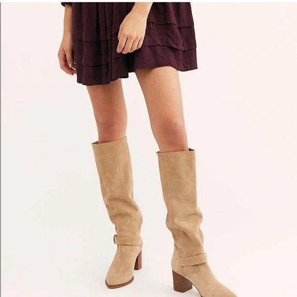 Free People Dahlia Slouchy Boots 6 New in Box - Picture 3 of 8